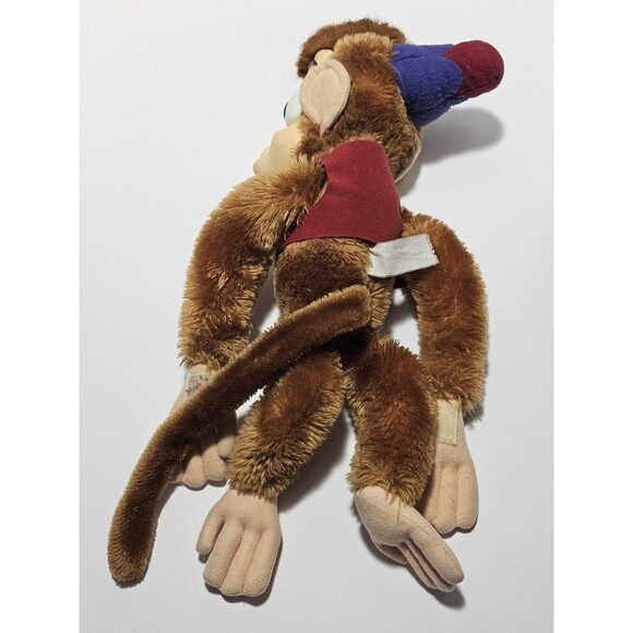 Disney Store Aladdin Abu Monkey Rubber Face Plush 18" Stuffed Animal Vintage Toy - Picture 3 of 11